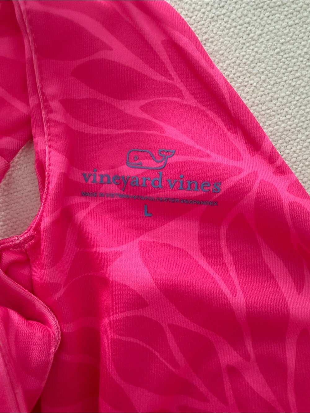 Vineyard Vines Hot Pink Floral-Print Tank Dress - Picture 2 of 4